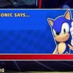 Sonic says