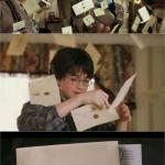harry potter hogwarts letter