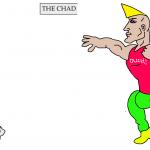 Masked wojak vs. Chad Blank Template - Imgflip