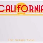 CA License Plate