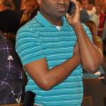 Black guy on the phone