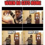 GUNNA PRANK DAD WHEN HE GETS HOME | image tagged in prank,dad,father and son | made w/ Imgflip meme maker