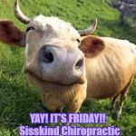 YAY! IT'S FRIDAY!! | YAY! IT'S FRIDAY!! 
Sisskind Chiropractic | image tagged in yay it's friday | made w/ Imgflip meme maker
