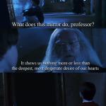 Harry potter mirror meme