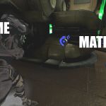 Arrows n' Butcher | ME; MATHS; MATHS EXAM | image tagged in arrows n' butcher | made w/ Imgflip meme maker