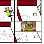 Kermit is not safe for dogs | KERMIT THE FROG | image tagged in the deadly picture,frog week,dogs,kermit the frog | made w/ Imgflip meme maker