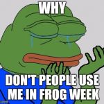 Sad Pepe the Frog Meme Generator - Imgflip