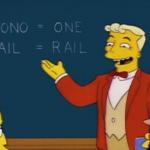 simpson mono rail meme