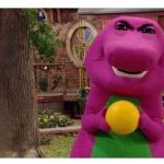 Evil Barney  meme
