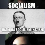 Nazi: “Yay I win” | SOCIALISM; NATIONAL SOCIALISM (NAZISM) | image tagged in triggered,nazism,socialism,memes,sjw,nazi | made w/ Imgflip meme maker