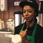 Starbucks Barista asking for name
