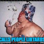 MERICA | CAPTION BY JAMIE FREDRICKSON 2018; CALLS PEOPLE LIBTARDS | image tagged in merica | made w/ Imgflip meme maker