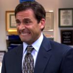 Michael Scott Biting Lip