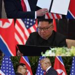 Trump Kim agreement meme