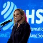 U.S. Secretary of Homeland Security Kirstjen Nielsen speaks duri