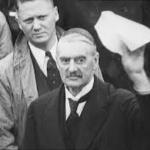 Neville Chamberlain peace in our time appeasement meme