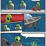 Alien Meeting Promotion meme
