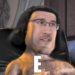 Markiplier E | E | image tagged in markiplier e | made w/ Imgflip meme maker