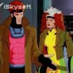 X-Men Animated Gambit and Rogue