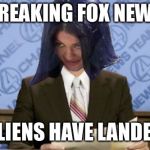 Ron Mimandy | BREAKING FOX NEWS; ALIENS HAVE LANDED | image tagged in ron mimandy,memes | made w/ Imgflip meme maker