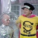 Benny Hill Space Force meme