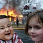 evil toddler and fire girl