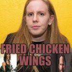 King Of The Jungle  | LORD OF THE; FRIED CHICKEN WINGS | image tagged in shit lords,chicken wings,fried chicken,bullshit,weird | made w/ Imgflip meme maker