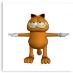 garfield tpose meme