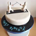Fencing Birthday Cake 