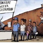 democrat voters express lane