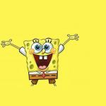 happy spongebob meme