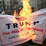 Violent America Hating Lib Protesters