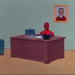 Spider-Man Desk meme