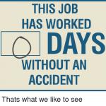 Days without accident