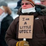 Canadian protest | BIGGEST RIOT; IN CANADIAN HISTORY | image tagged in canadian protest | made w/ Imgflip meme maker