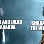 How Tron Legacy Should Have Ended | SHAKA, WHEN THE WALLS FELL; DARMOK AND JALAD AT TANAGRA | image tagged in tron legacy clu and flynn | made w/ Imgflip meme maker