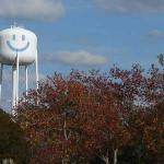Water Tower - smiley face