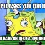 spongebob mocking meme generator