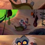 Revelation Rafiki | ME AFTER A NIGHT OUT; SHE'S ALIVE | image tagged in revelation rafiki | made w/ Imgflip meme maker