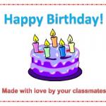 Happy Birthday Classmate