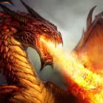 Fire breathing dragon 
