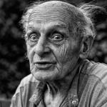 Elderly Man BW