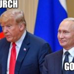 Trump and Putin | LURCH; GOMEZ | image tagged in trump and putin | made w/ Imgflip meme maker