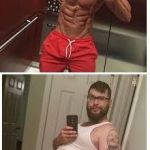 Gym Reality | WHAT YOU THINK YOU LOOK LIKE AFTER DAY 1 IN THE GYM; WHAT YOU ACTUALLY LOOK LIKE | image tagged in gym reality | made w/ Imgflip meme maker