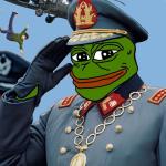 Pepe the Frog Salute
