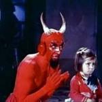 Devil and child meme