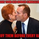 Fascist Love | I STILL HAVE YOUR RED BUDGIE SMUGGLERS, TONY; I SNIFF THEM BEFORE EVERY RALLY | image tagged in fascist love | made w/ Imgflip meme maker