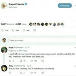 Pope Francis Tweet meme
