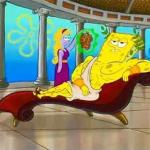 SpongeBob couch feed me grapes peasant