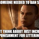 Motives of Cali: By Markus | WELL, SOMEONE NEEDED TO BAN STRAWS; AND NOT THINK ABOUT JUST INCREASING PUNISHMENT FOR LITTERING | image tagged in motive's markus | made w/ Imgflip meme maker